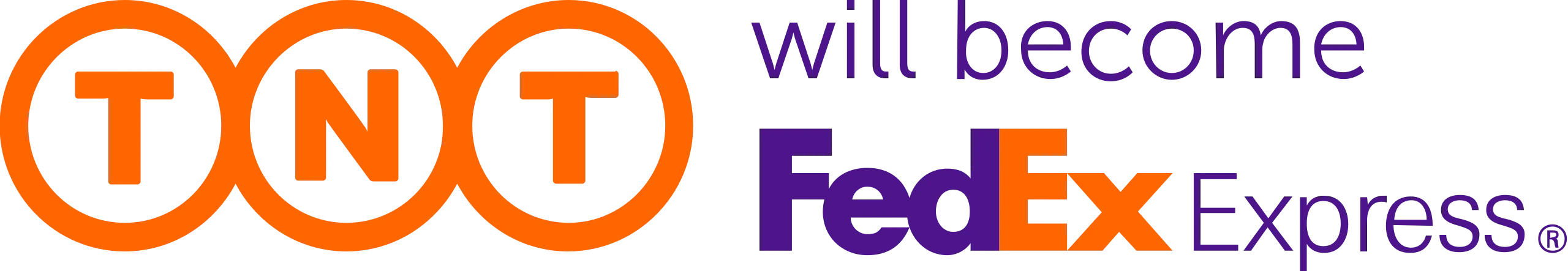 TNT will become FedEx Express logo