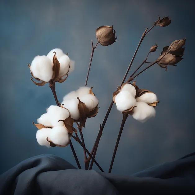 blå bomuldplante header